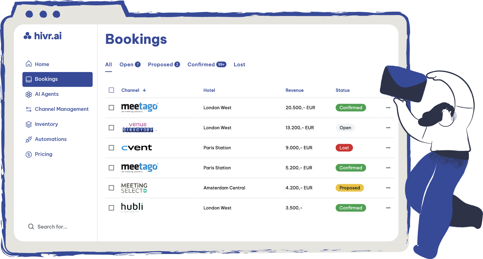 01Bookings